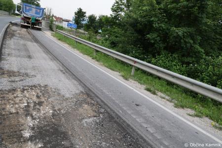 Preplastitev dela kamniške obvoznice (4)